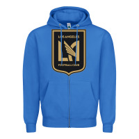 True Royal LAFC Zipper Hoodie - DesignPulse