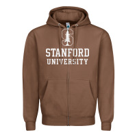 Chestnut stanford university logo Zipper Hoodie - DesignPulse
