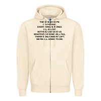 Sandshell there is no hope its fucked everything is ruined Zipper Hoodie - DesignPulse