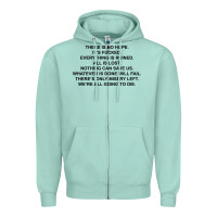 Seafoam there is no hope its fucked everything is ruined Zipper Hoodie - DesignPulse
