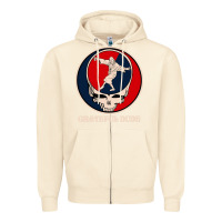 Sandshell grateful dude Zipper Hoodie - DesignPulse