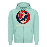 Seafoam grateful dude Zipper Hoodie - DesignPulse