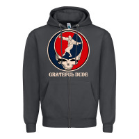 Smoke grateful dude Zipper Hoodie - DesignPulse