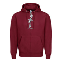 Burgundy vintage wizard of oz tinman Zipper Hoodie - DesignPulse