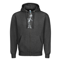 Charcoal Heather vintage wizard of oz tinman Zipper Hoodie - DesignPulse