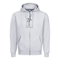 Heather Grey vintage wizard of oz tinman Zipper Hoodie - DesignPulse