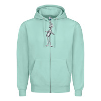 Seafoam vintage wizard of oz tinman Zipper Hoodie - DesignPulse