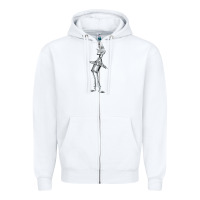 White vintage wizard of oz tinman Zipper Hoodie - DesignPulse