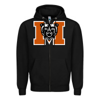 Black mercer bears Zipper Hoodie - DesignPulse