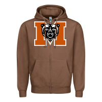 Chestnut mercer bears Zipper Hoodie - DesignPulse