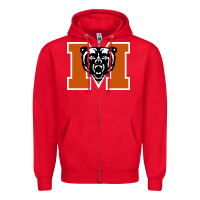 Red mercer bears Zipper Hoodie - DesignPulse