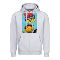 Heather Grey Sid The Science Kid for friend Zipper Hoodie - DesignPulse