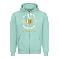Seafoam bill and bob coffee shop aa recovery gift t shirt Zipper Hoodie - PixelWave