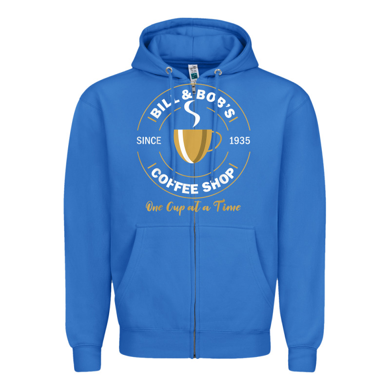 Bill And Bob Coffee Shop Aa Recovery Gift T Shirt Zipper Hoodie by PixelWave | Teevron