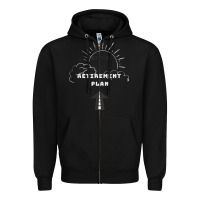 Black the rapture is my retirement plan bible heaven jesus Zipper Hoodie - PixelWave