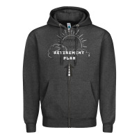 Charcoal Heather the rapture is my retirement plan bible heaven jesus Zipper Hoodie - PixelWave