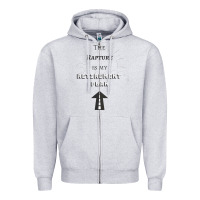 Heather Grey the rapture is my retirement plan bible heaven jesus Zipper Hoodie - PixelWave