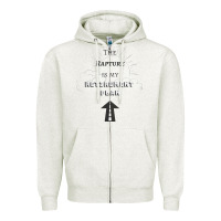 Oatmeal Heather the rapture is my retirement plan bible heaven jesus Zipper Hoodie - PixelWave