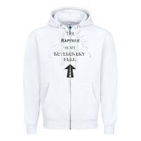 White the rapture is my retirement plan bible heaven jesus Zipper Hoodie - PixelWave