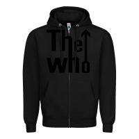 Black the,who,the,who,collection Zipper Hoodie - PixelWave