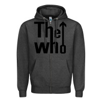 Charcoal Heather the,who,the,who,collection Zipper Hoodie - PixelWave