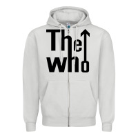 Dove Grey the,who,the,who,collection Zipper Hoodie - PixelWave