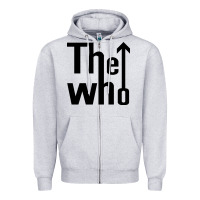 Heather Grey the,who,the,who,collection Zipper Hoodie - PixelWave