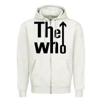 Oatmeal Heather the,who,the,who,collection Zipper Hoodie - PixelWave
