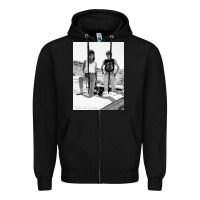 Black Thelma And Louise Zipper Hoodie - PixelWave