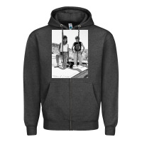 Charcoal Heather Thelma And Louise Zipper Hoodie - PixelWave