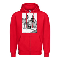 Red Thelma And Louise Zipper Hoodie - PixelWave