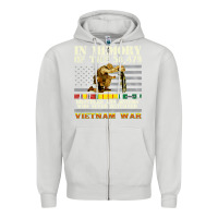 Dove Grey Vietnam War Veterans US Memorial Day In The Memory Of 58479 38 Zipper Hoodie - PixelWave