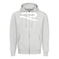 Dove Grey wolsvagen r Zipper Hoodie - PixelWave