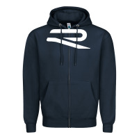 Navy wolsvagen r Zipper Hoodie - PixelWave