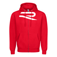Red wolsvagen r Zipper Hoodie - PixelWave