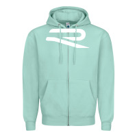 Seafoam wolsvagen r Zipper Hoodie - PixelWave