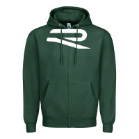 Sports Green wolsvagen r Zipper Hoodie - PixelWave