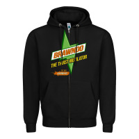 Black brawndo the thirst mutilator   idiocracy inspired active Zipper Hoodie - PixelWave