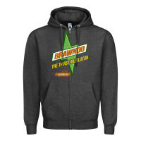 Charcoal Heather brawndo the thirst mutilator   idiocracy inspired active Zipper Hoodie - PixelWave