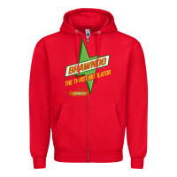 Red brawndo the thirst mutilator   idiocracy inspired active Zipper Hoodie - PixelWave