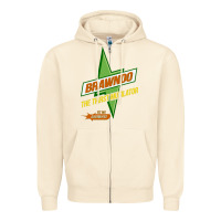 Sandshell brawndo the thirst mutilator   idiocracy inspired active Zipper Hoodie - PixelWave