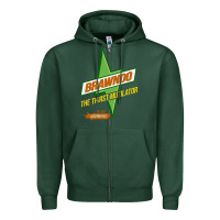 Sports Green brawndo the thirst mutilator   idiocracy inspired active Zipper Hoodie - PixelWave