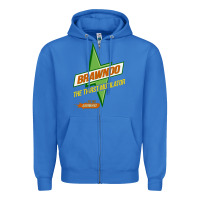 True Royal brawndo the thirst mutilator   idiocracy inspired active Zipper Hoodie - PixelWave