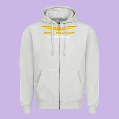 Goldwing Zipper Hoodie Designed By Pixelwave