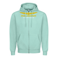 Seafoam goldwing Zipper Hoodie - PixelWave