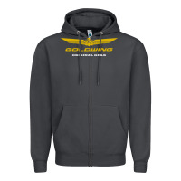 Smoke goldwing Zipper Hoodie - PixelWave