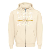 Sandshell happiness is being a mommom  cute mothers day gifts Zipper Hoodie - PixelWave