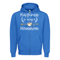 True Royal happiness is being a mommom  cute mothers day gifts Zipper Hoodie - PixelWave