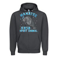 Smoke manatee gifts Zipper Hoodie - PixelWave
