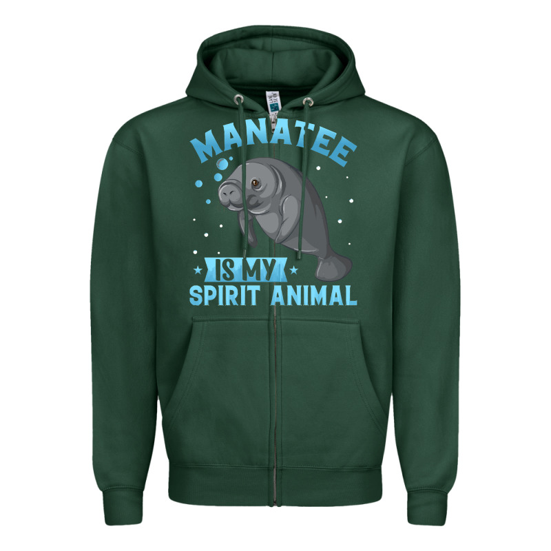 Manatee Gifts Zipper Hoodie by PixelWave | Teevron